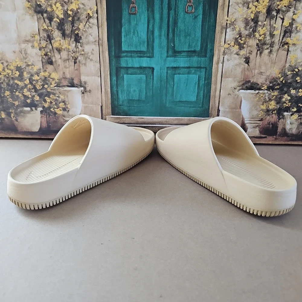 Nike Calm Slide Slides Sandals Slippers Sail FD4116-100   Men's 7 Women's 8